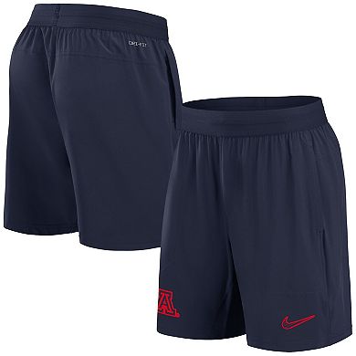 Men's Nike Navy Arizona Wildcats 2024 Sideline Performance Shorts