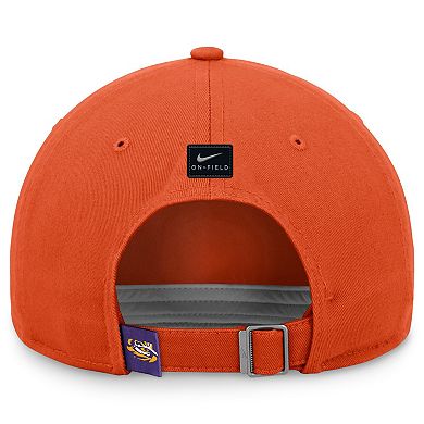 Unisex Nike Orange Clemson Tigers 2024 Sideline Club Adjustable Hat