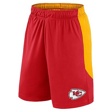 Men's Fanatics Branded Red/Gold Kansas City Chiefs Go Hard Shorts