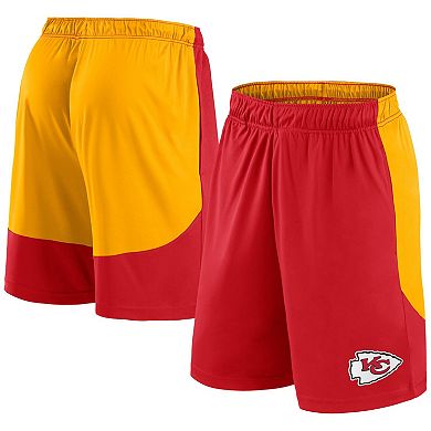 Men's Fanatics Branded Red/Gold Kansas City Chiefs Go Hard Shorts
