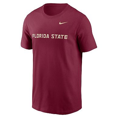 Men's Nike Garnet Florida State Seminoles Primetime Evergreen Wordmark T-Shirt
