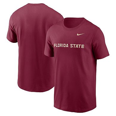 Men's Nike Garnet Florida State Seminoles Primetime Evergreen Wordmark T-Shirt