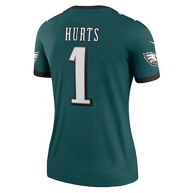 Women's Nike Jalen Hurts Midnight Green Philadelphia Eagles Legend Jersey