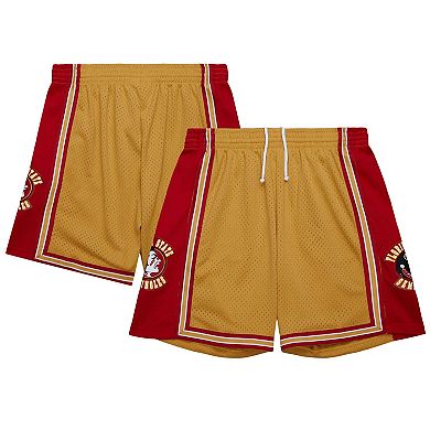 Men's Mitchell & Ness Gold Florida State Seminoles 1992/93 Throwback Jersey Shorts