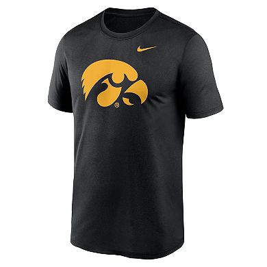 Men's Nike Black Iowa Hawkeyes Primetime Legend Logo T-Shirt