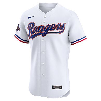 Men's Nike  White Texas Rangers 2024 Gold Collection Elite Jersey