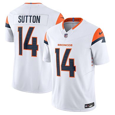 Men's Nike Courtland Sutton White Denver Broncos Vapor F.U.S.E. Limited Jersey