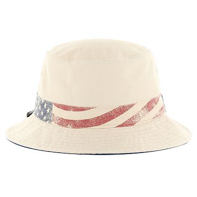 Men's '47 Khaki Atlanta Braves Glory Daze Bucket Hat