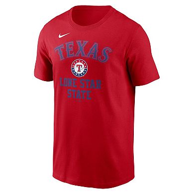 Men's Nike Red Texas Rangers Local Home Town T-Shirt