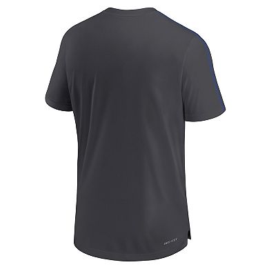 Men's Nike Anthracite Duke Blue Devils 2024 Sideline Coach Performance Top