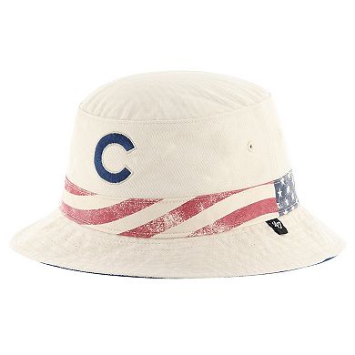 Men's '47 Khaki Chicago Cubs Glory Daze Bucket Hat