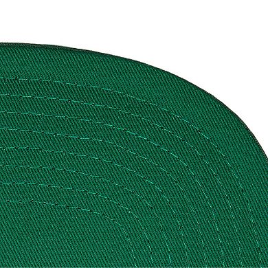 Men's Mitchell & Ness White Seattle SuperSonics Hardwood Classics Soul Logo Shine 2-Tone Snapback Hat