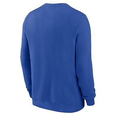 Men's Nike Royal Duke Blue Devils Primetime Evergreen Fleece Pullover Sweatshirt