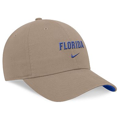 Unisex Nike Khaki Florida Gators 2024 Sideline Club Adjustable Hat