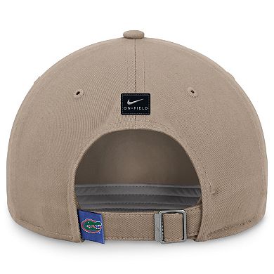 Unisex Nike Khaki Florida Gators 2024 Sideline Club Adjustable Hat