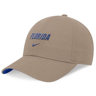 Unisex Nike Khaki Florida Gators 2024 Sideline Club Adjustable Hat