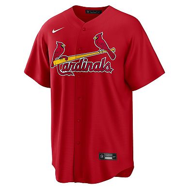 Men's Nike Lars Nootbaar Red St. Louis Cardinals Big & Tall Alternate Replica Player Jersey