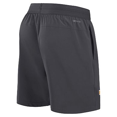 Men's Nike Anthracite Tennessee Volunteers 2024 Sideline Performance Shorts