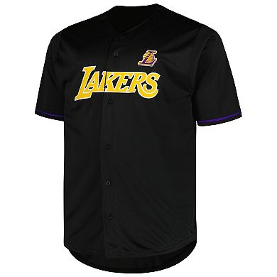 Men's Profile Black Los Angeles Lakers Big & Tall Pop Jersey