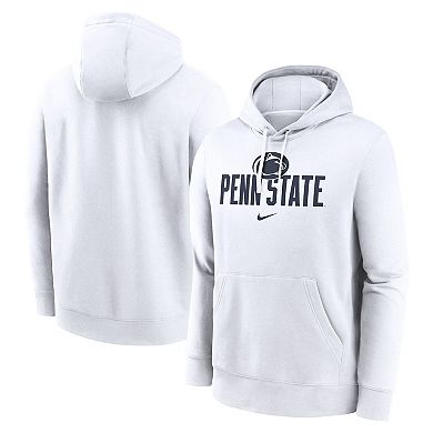 Men's Nike White Penn State Nittany Lions Primetime Club Fleece Pullover Hoodie