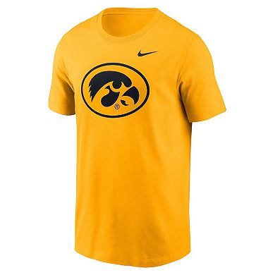 Men's Nike Gold Iowa Hawkeyes Primetime Evergreen Alternate Logo T-Shirt