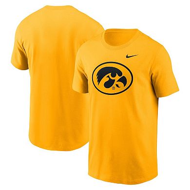 Men's Nike Gold Iowa Hawkeyes Primetime Evergreen Alternate Logo T-Shirt