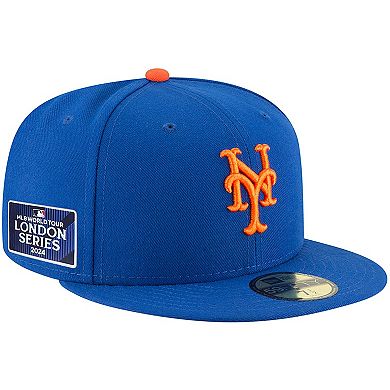 Men's New Era  Royal New York Mets 2024 MLB World Tour London Series 59FIFTY Fitted Hat