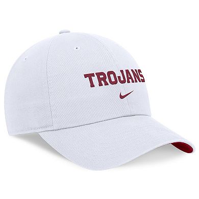Unisex Nike White USC Trojans 2024 Sideline Club Adjustable Hat