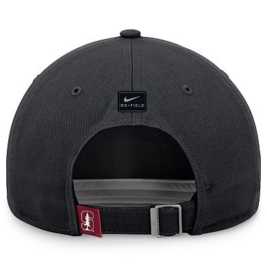 Unisex Nike Black Stanford Cardinal 2024 Sideline Club Adjustable Hat
