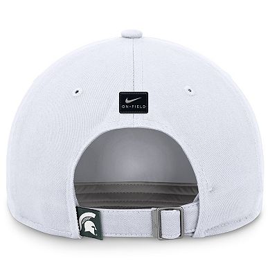 Unisex Nike White Michigan State Spartans 2024 Sideline Club Adjustable Hat