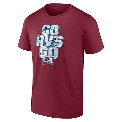 Men's Fanatics Burgundy Colorado Avalanche Local T-Shirt