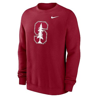 Men's Nike Cardinal Stanford Cardinal Primetime Evergreen Fleece Pullover Sweatshirt