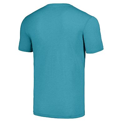 Men's Homage Aqua Seattle Mariners Hyper Local Tri-Blend T-Shirt