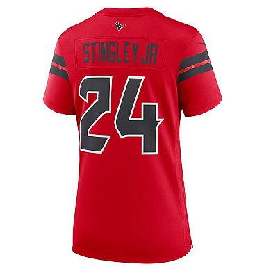 Women's Nike Derek Stingley Jr. Red Houston Texans Alternate Game Jersey