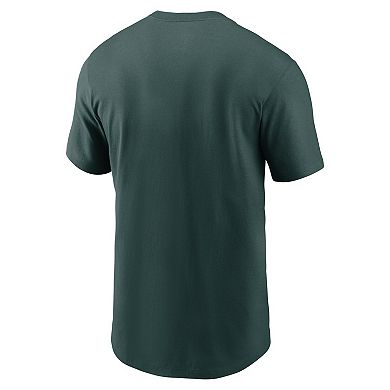 Men's Nike Green Michigan State Spartans Football T-Shirt