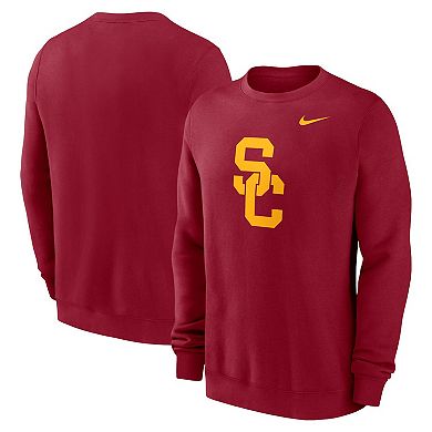 Men's Nike Cardinal USC Trojans Primetime Evergreen Fleece Pullover Sweatshirt