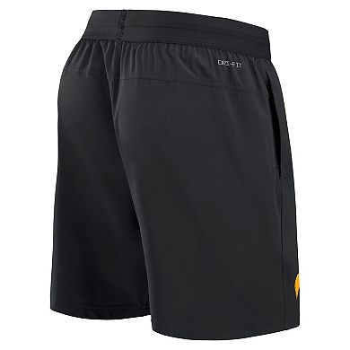 Men's Nike Black Iowa Hawkeyes 2024 Sideline Performance Shorts