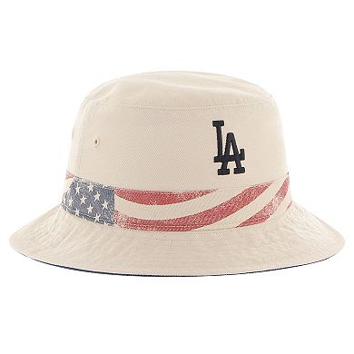 Men's '47 Khaki Los Angeles Dodgers Glory Daze Bucket Hat