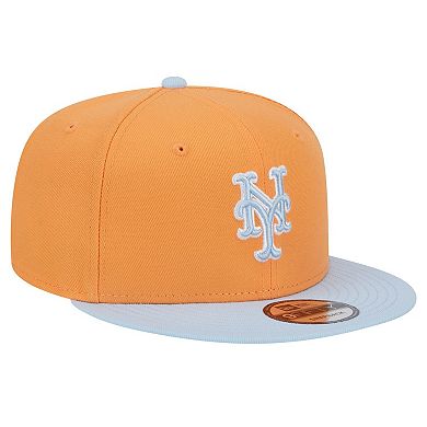 Men's New Era Orange New York Mets Spring Color Two-Tone 9FIFTY Snapback Hat