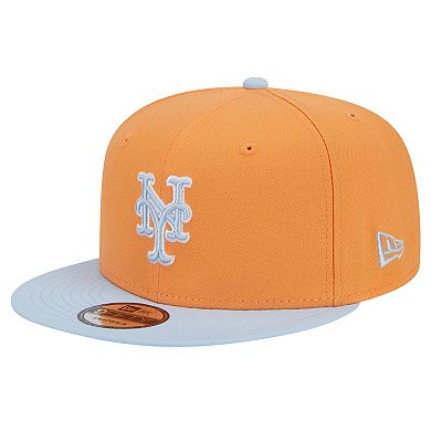 Men's New Era Orange New York Mets Spring Color Two-Tone 9FIFTY Snapback Hat