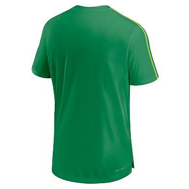 Men's Nike Green Oregon Ducks 2024 Sideline Coach Performance Top