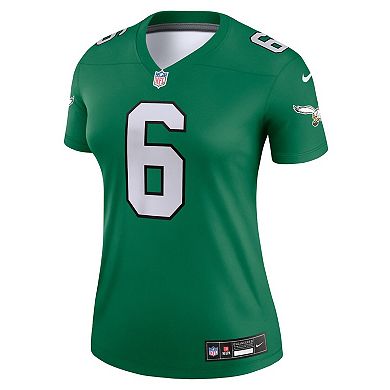 Women's Nike DeVonta Smith Kelly Green Philadelphia Eagles Alternate Legend Player Jersey