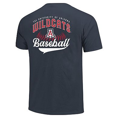 Men's Navy Arizona Wildcats Baseball Comfort Colors T-Shirt