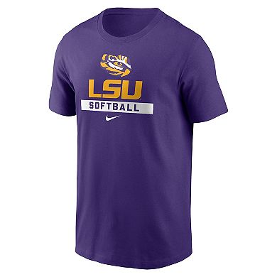 Men's Nike Purple LSU Tigers Softball T-Shirt