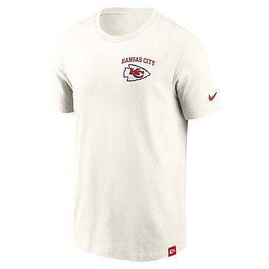 Men's Nike Cream Kansas City Chiefs Blitz Essential T-Shirt