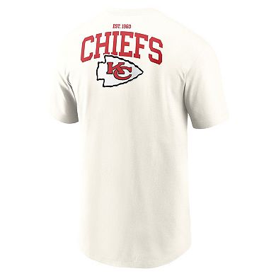 Men's Nike Cream Kansas City Chiefs Blitz Essential T-Shirt