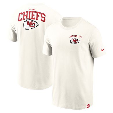 Men's Nike Cream Kansas City Chiefs Blitz Essential T-Shirt