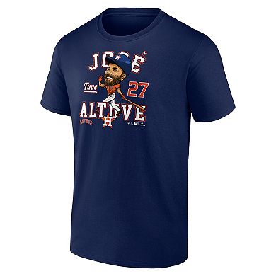 Men's Fanatics Jose Altuve Navy Houston Astros Hometown Caricature T-Shirt