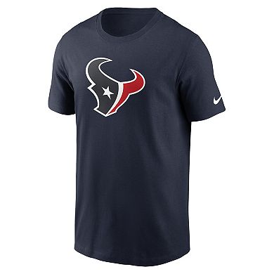 Men's Nike  Navy Houston Texans Fan Gear Primary Logo T-Shirt