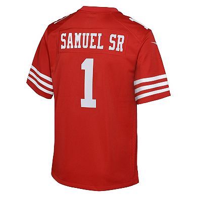 Youth Nike Deebo Samuel Sr Scarlet San Francisco 49ers Game Player Jersey